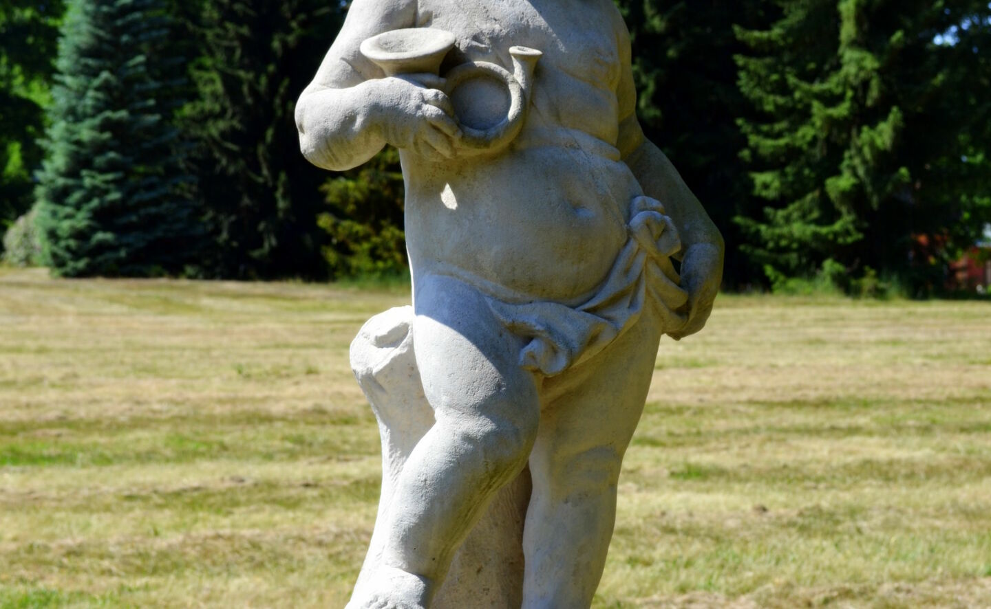 Putte Junge mit Posthorn, Foto: R. Machnikowski / D. Thorausch