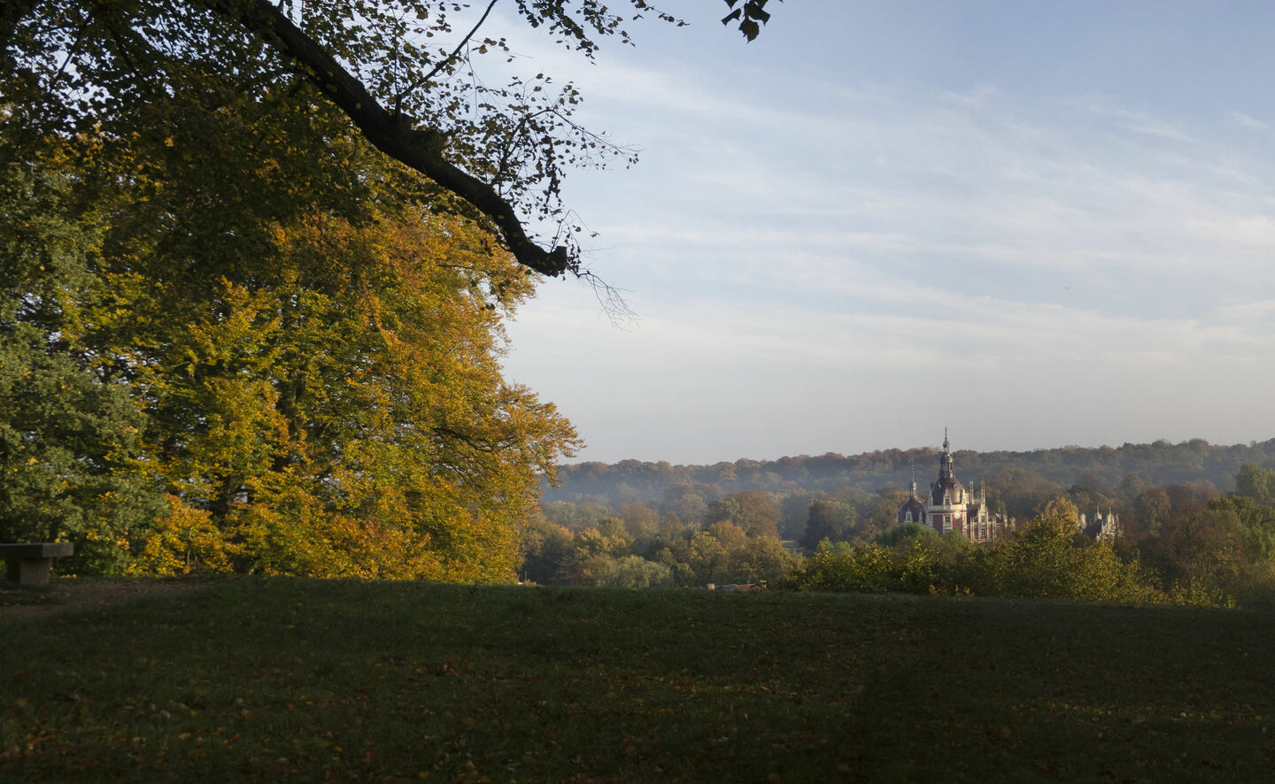 Blick von der Kirchruine, Foto: Holger Rothamel