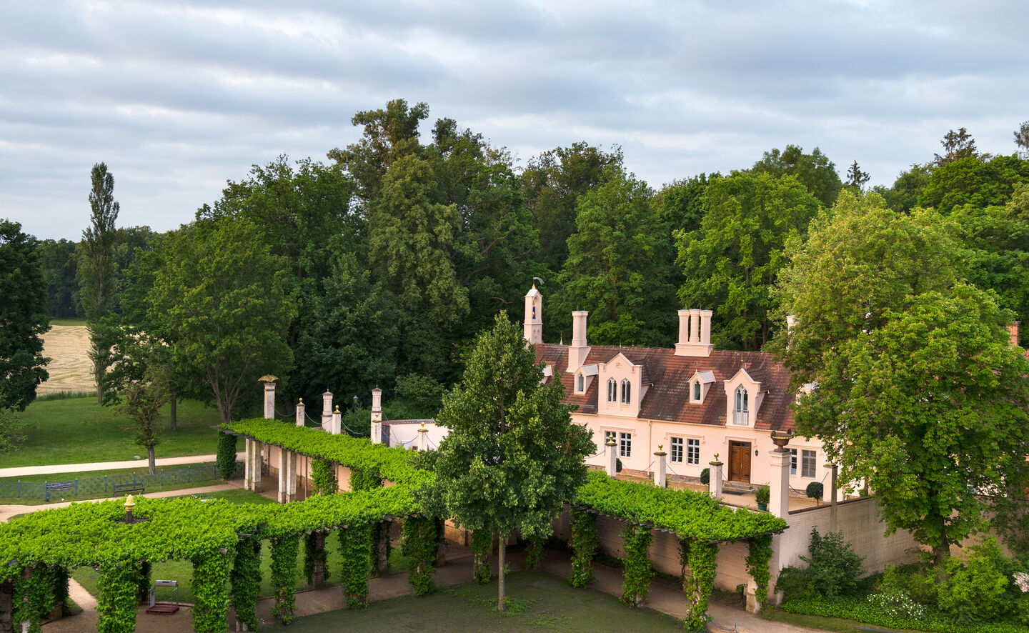 Vogelperspektive auf Cavalierhaus, &copy; Leo Seidel
