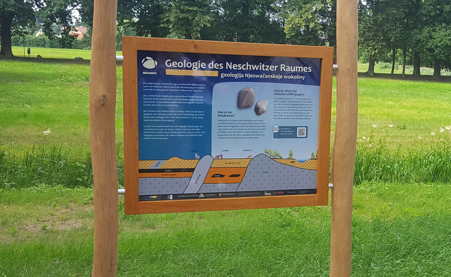 Eiszeit Tafel, &copy; Gemeinde Neschwitz