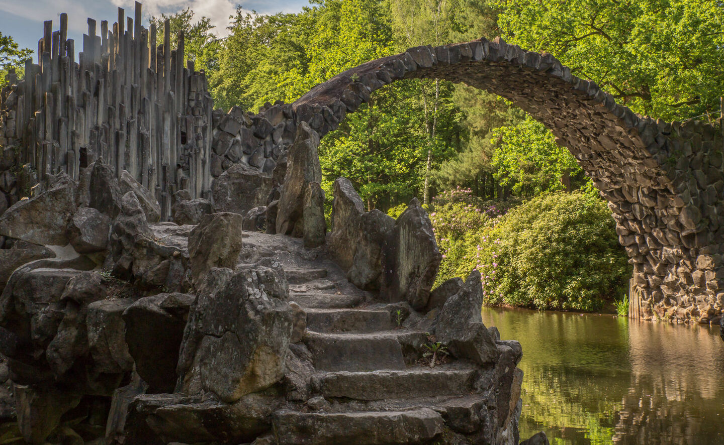 Rakotzbr&uuml;cke, Foto: Tourist-Information Kromlau